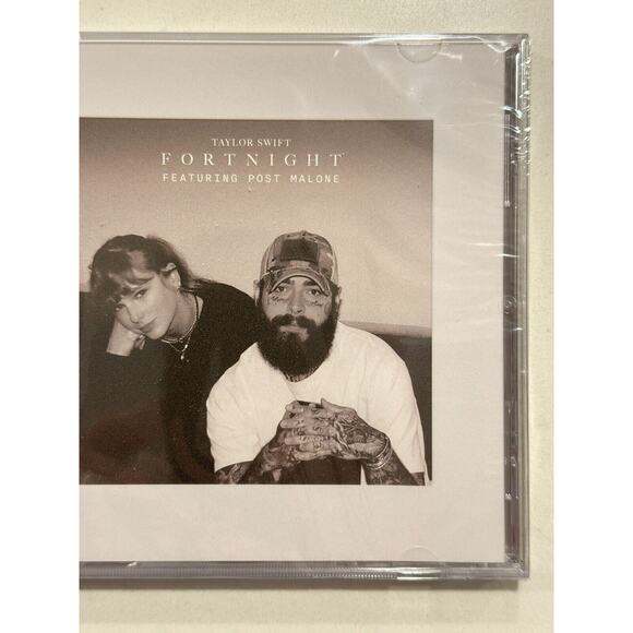 Taylor Swift Fortnight Feat Post Malone CD Single Tortured Poets Department NEW - Picture 3 of 7